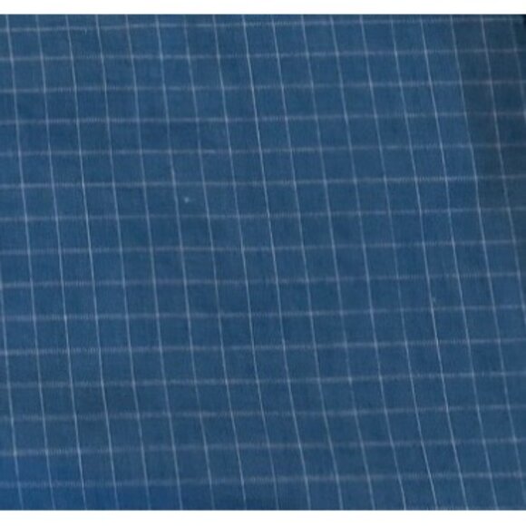 Nautica Shirt Mens XL Blue Plaid Flip Cuff Long Sleeve Button-Down Sz 17 - Picture 3 of 8